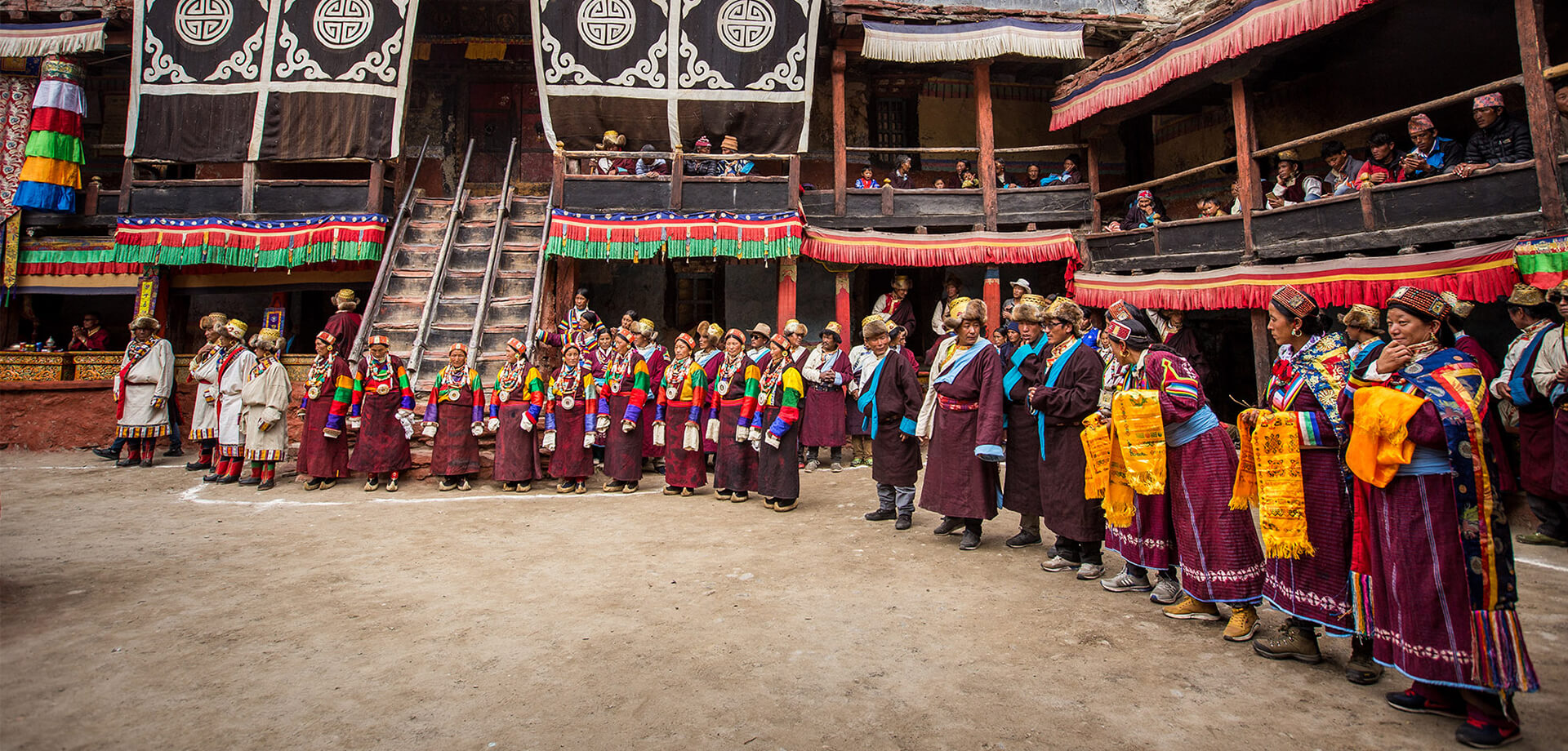 Local people from Humla celebrate Limi festival with traditional attire