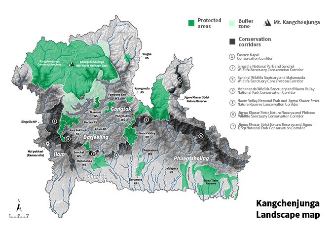 KLCDI map