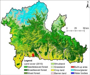 Land cover (2010) map of KL 