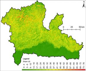 Slope map of KL