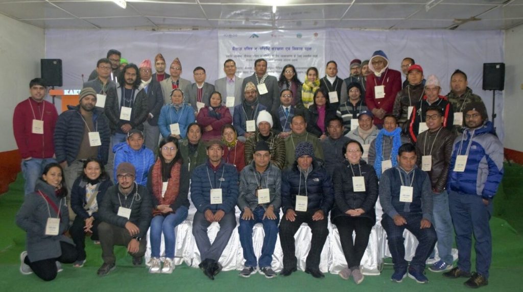 Participants from India and Nepal at Prakriti Ahwaan 2019