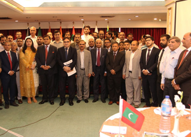 Participants at the regional workshop on earth observation and climate data analysis for agriculture drought monitoring in South Asia.