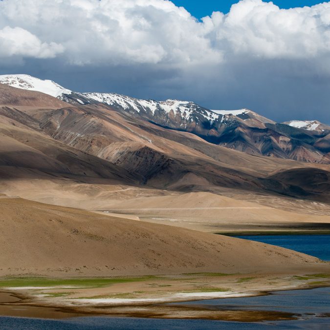 mountain and water