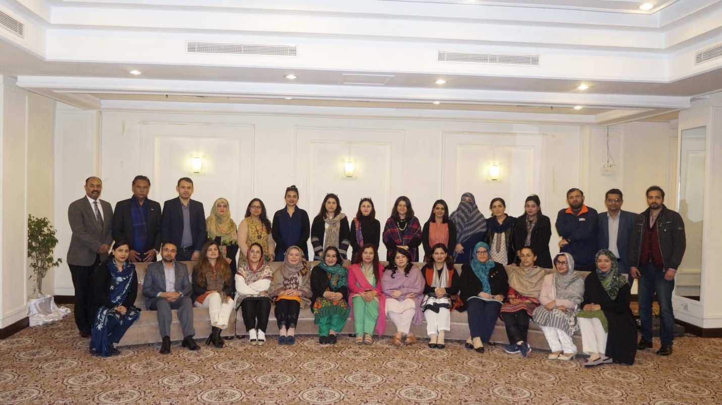 Participants at the gender resource group