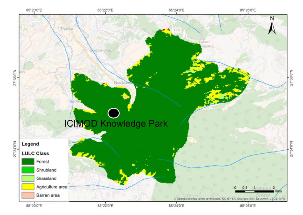 Land use and land cover of the Godavari Landscape