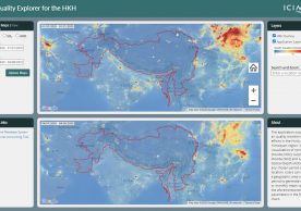 Air Quality Explorer for the HKH