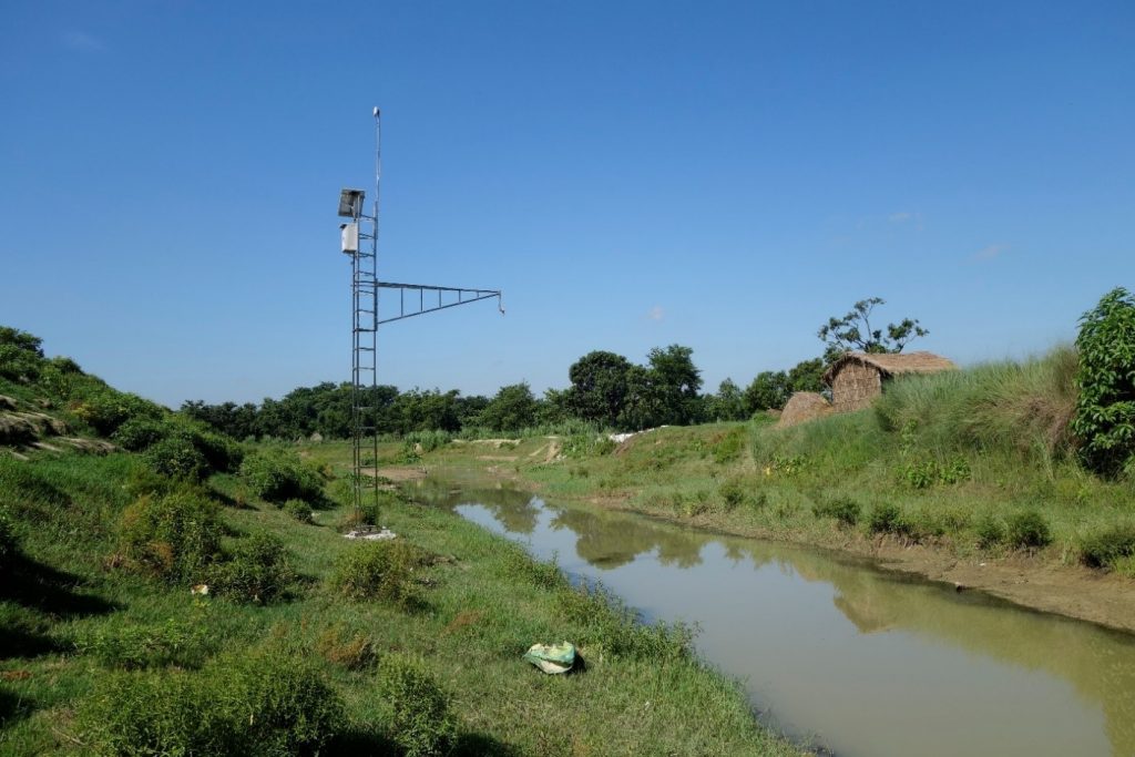 CBFEWS instrument at Ratu River in Bhittamore, Bihar, India