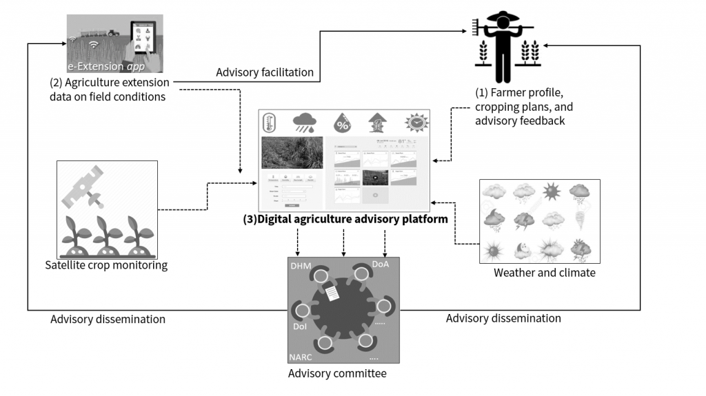 Conceptual diagram of localized agriculture