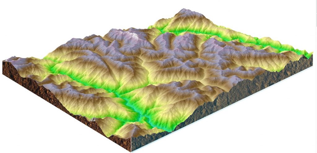 Examples of 3D visualization map