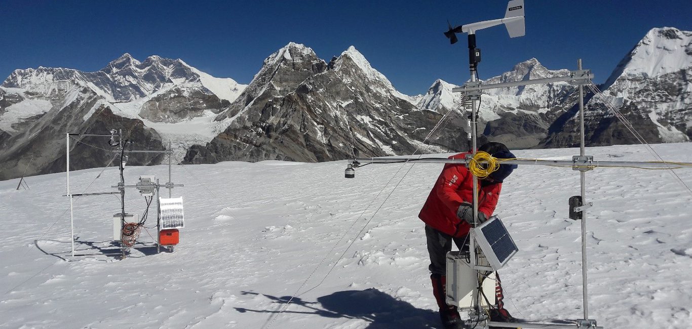 Patrick Wagnon performing maintenance work