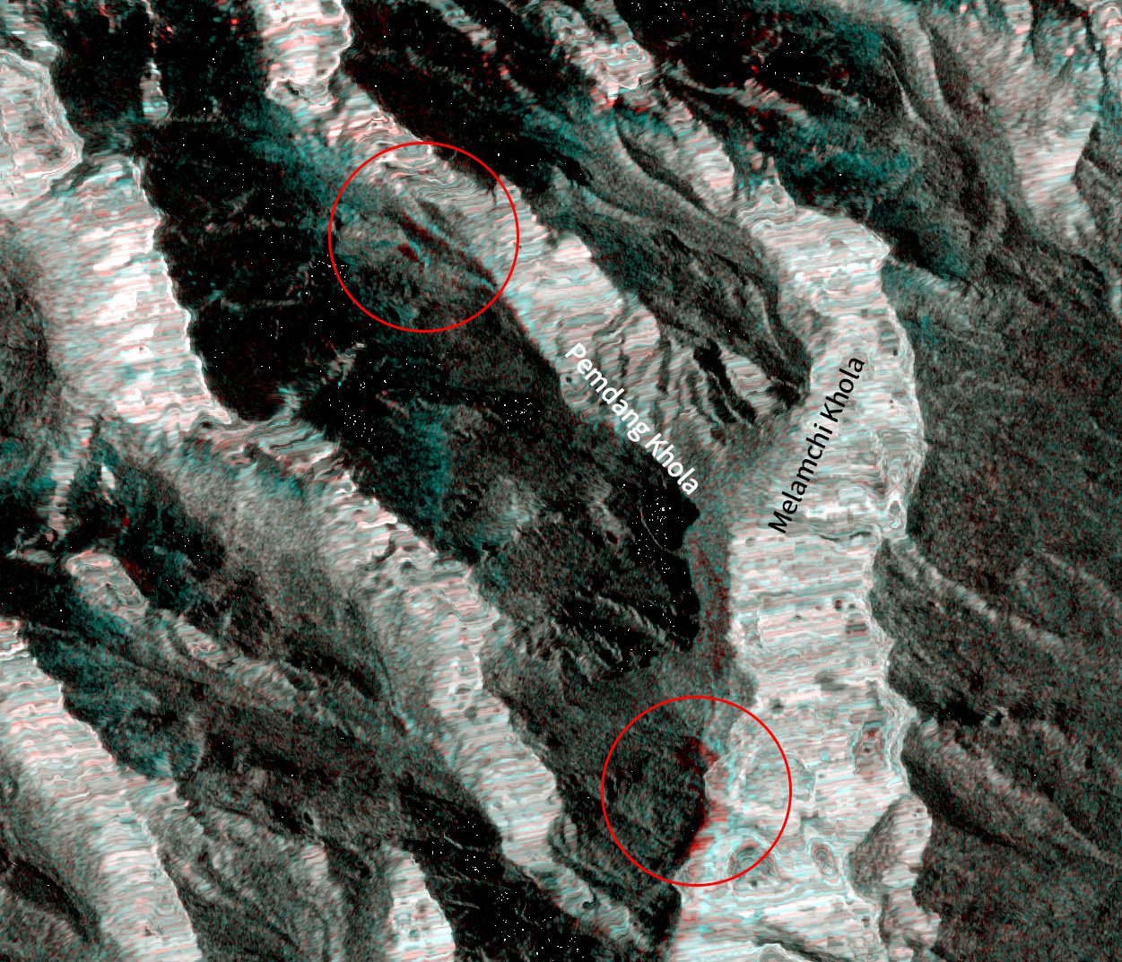 end-moraine dam collapse and moraine disintegration