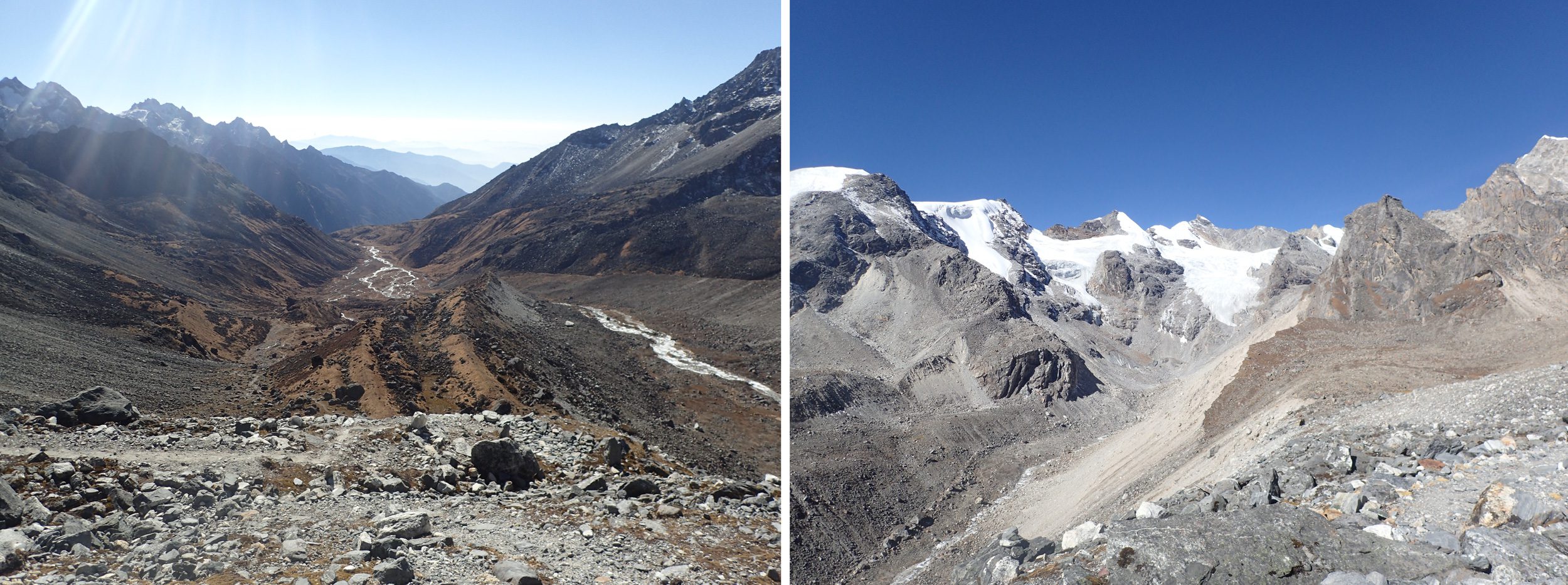 The upstream of Yangri Khola