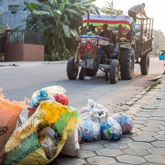 Municipal waste management policies underpin urban climate change adaptation