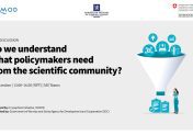Do we understand what policymakers need from the scientific community?