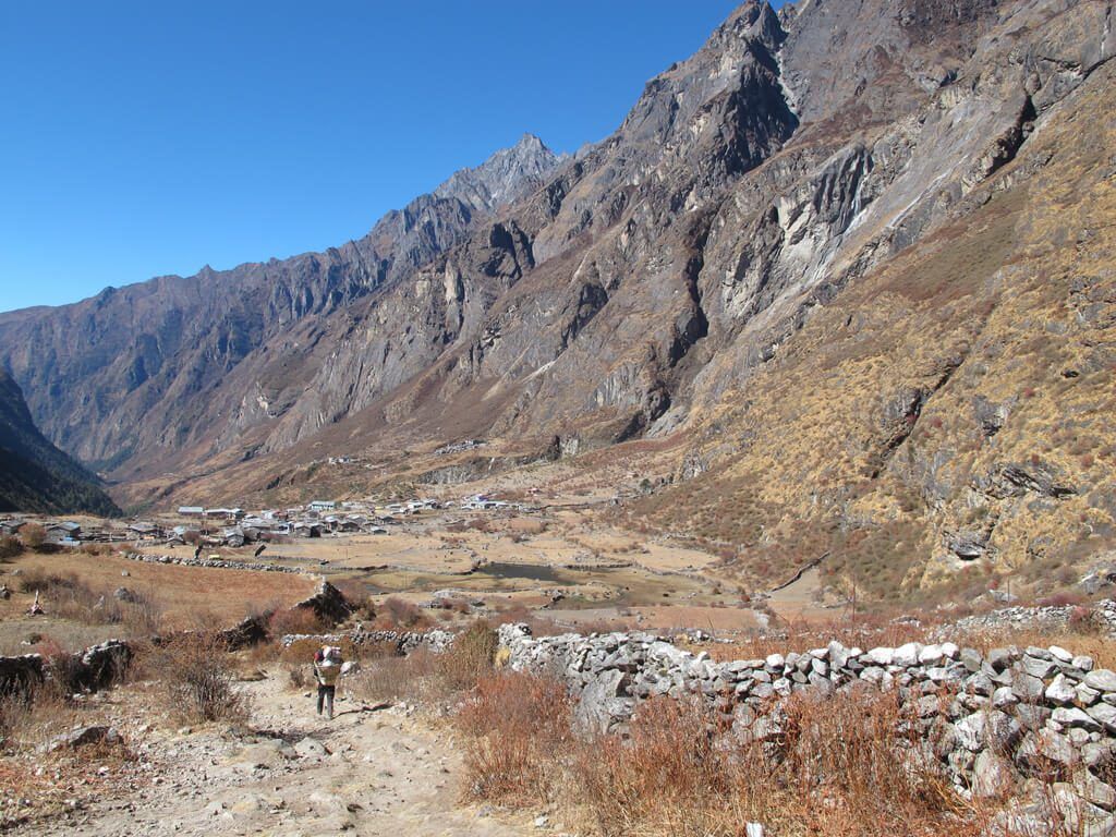 Langtang Village as seen in November 2012